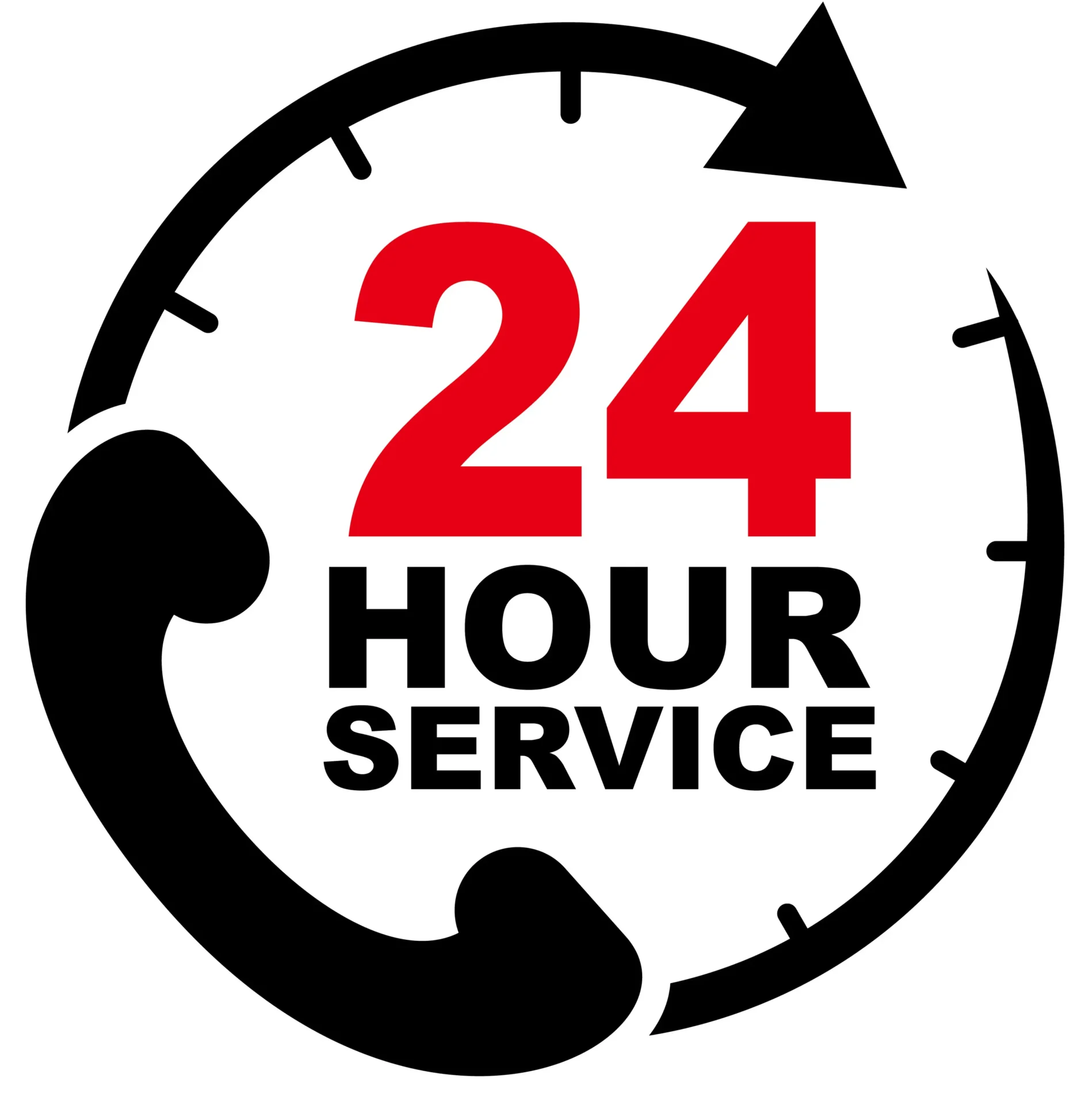 24 hour service icon